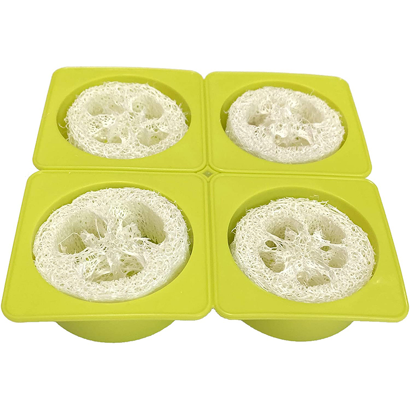 Soap Making Kit For Beginners - 4 hohlraum Runde Silikon Seife Form