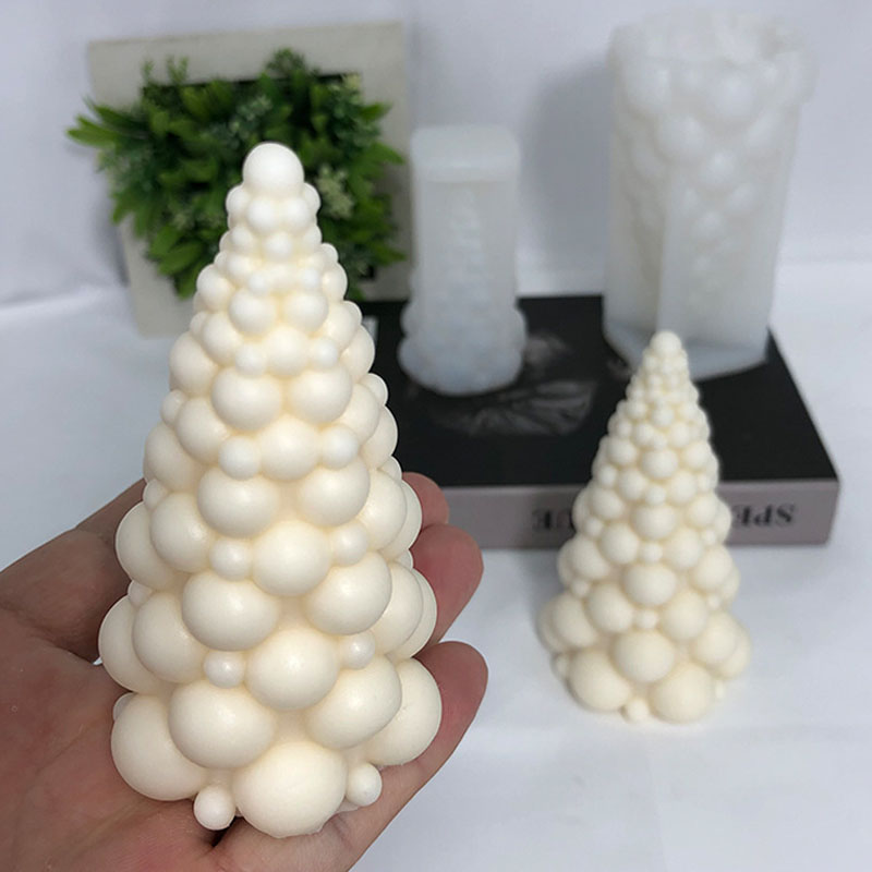 Soap Making Diy Kit - 3d Blase Weihnachts baum Silikon Kerzen