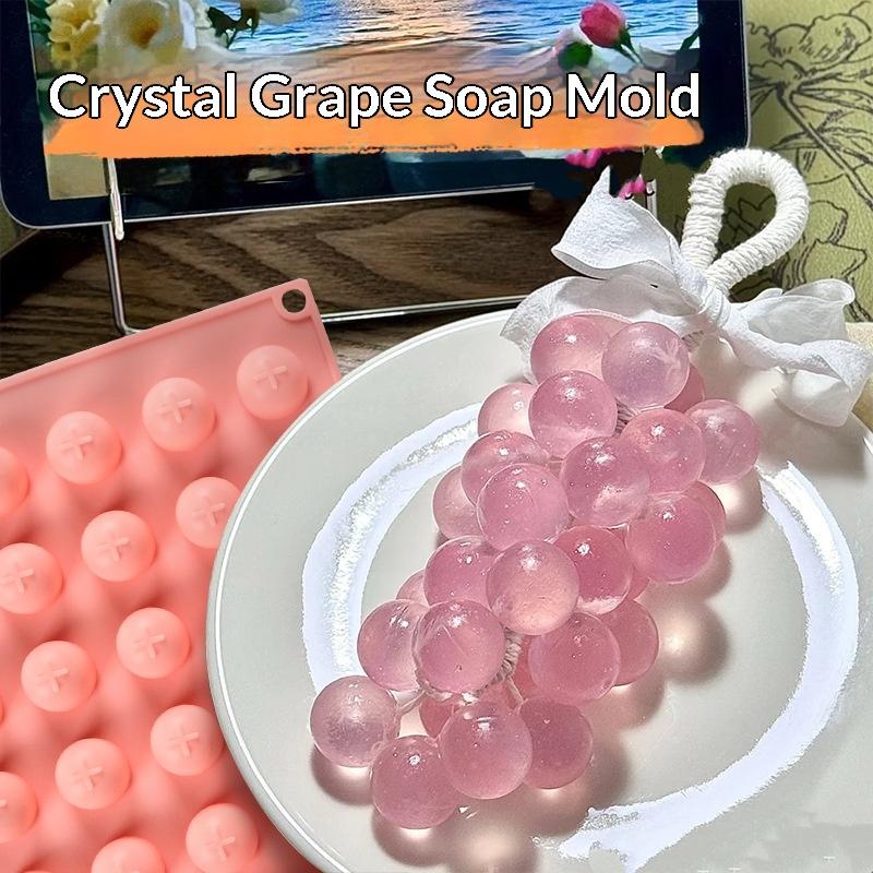 Soap Making Kit For Beginners - Silikon-Weintraubenformen, leicht zu entnehmen, antihaftbeschichtet, für